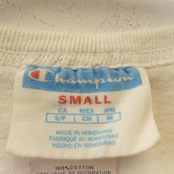 VINTAGE Champion T Shirt XS Logo Spell Out Graphic Tee 90s Plain‎ Basic Classic - Picture 2 of 11
